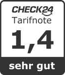 CHECK24 Tarifnote 1,4 für die Gothaer Wohngebäudeversicherung Premium