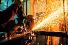 Gothaer Feuer-Industrie-Versicherung: Feuerentwicklung bei der Arbeit
