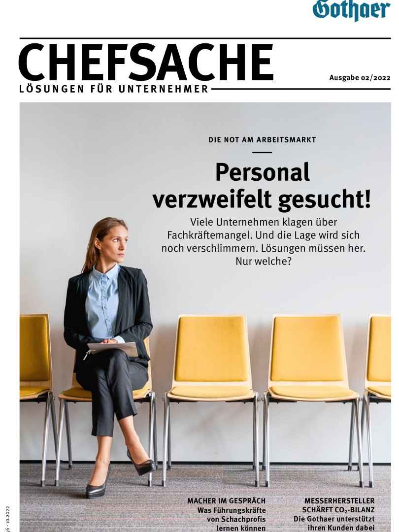 Unternehmermagazin Chefsache Oktober 2022, Titelbild