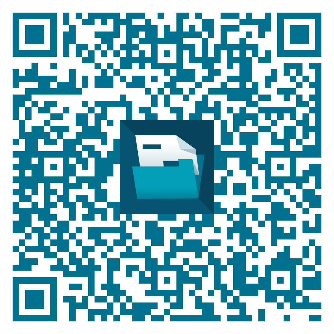 QR-Code zur ePA-App im Google Play Store.