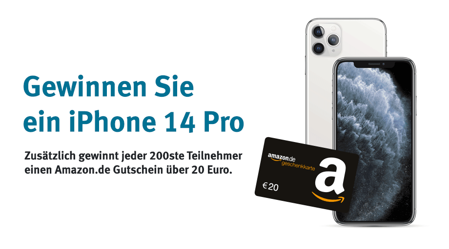 Gothaer Versicherung: Gewinnen Sie ein iPhone 14Pro. Viel Erfolg!