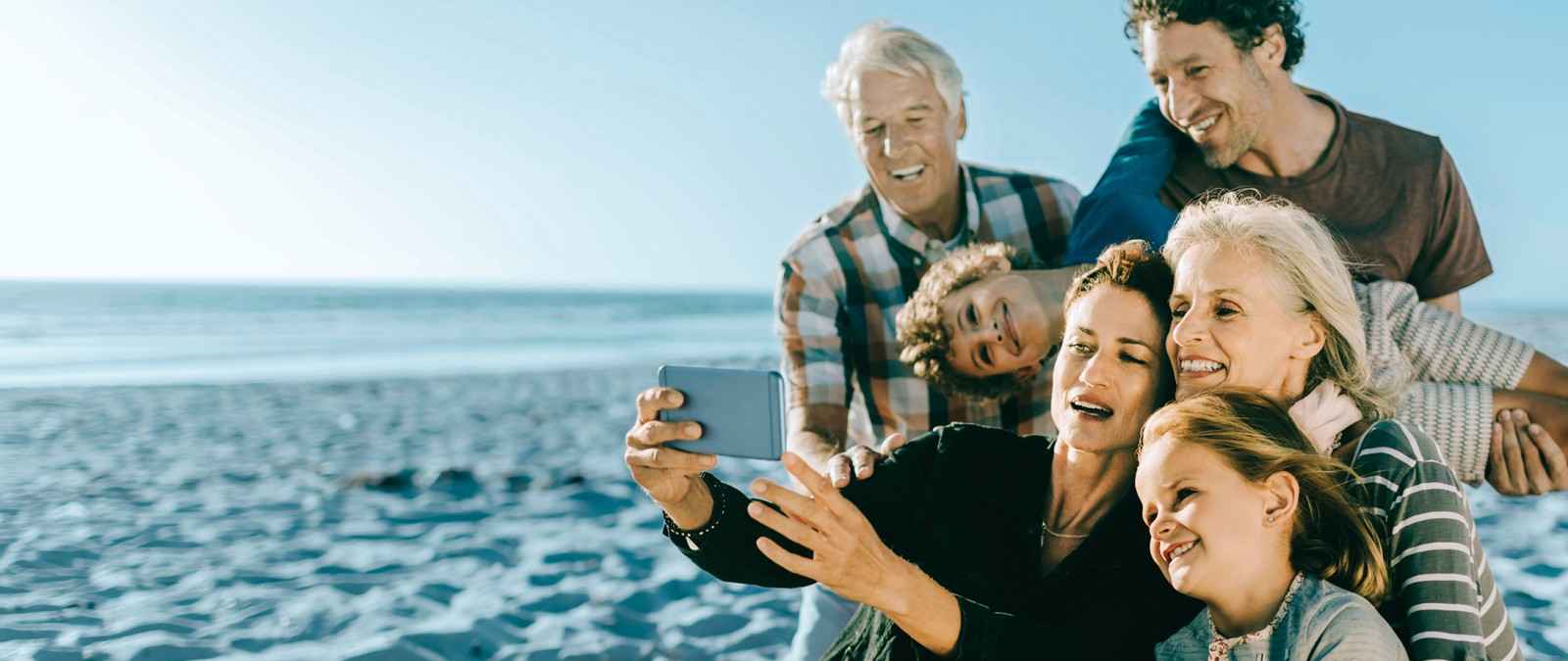 Investmentfonds: Familie am Strand