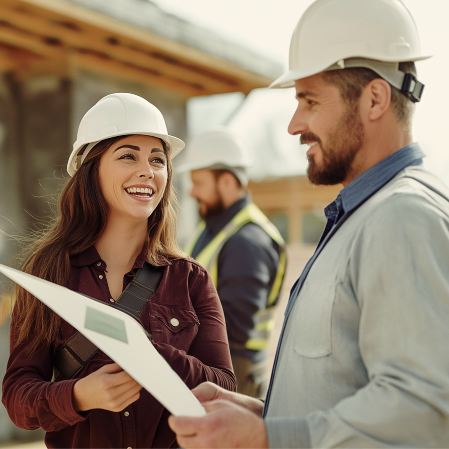 Gothaer Bauherrenhaftpflicht: Handschlag zwischen Bauunternehmer und Bauherr