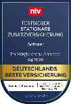 ntv / Franke & Bornberg / Deutsches Institut für Service-Qualität: Gothaer Zusatzversicherung Testsieger im Vergleich mit 37 anderen Anbietern (04/2020)
