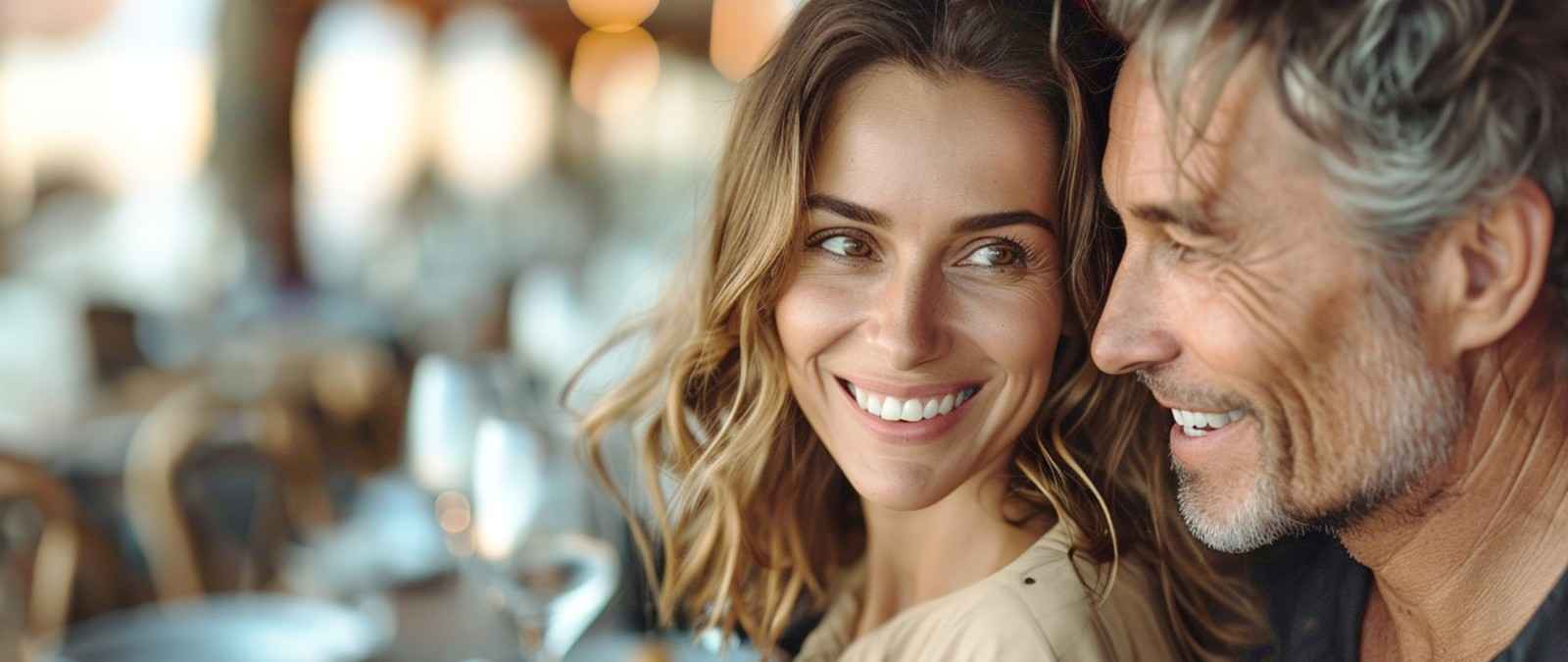 Zahnzusatzversicherung: Junge Frau mit strahlend weißen Zähnen lacht.