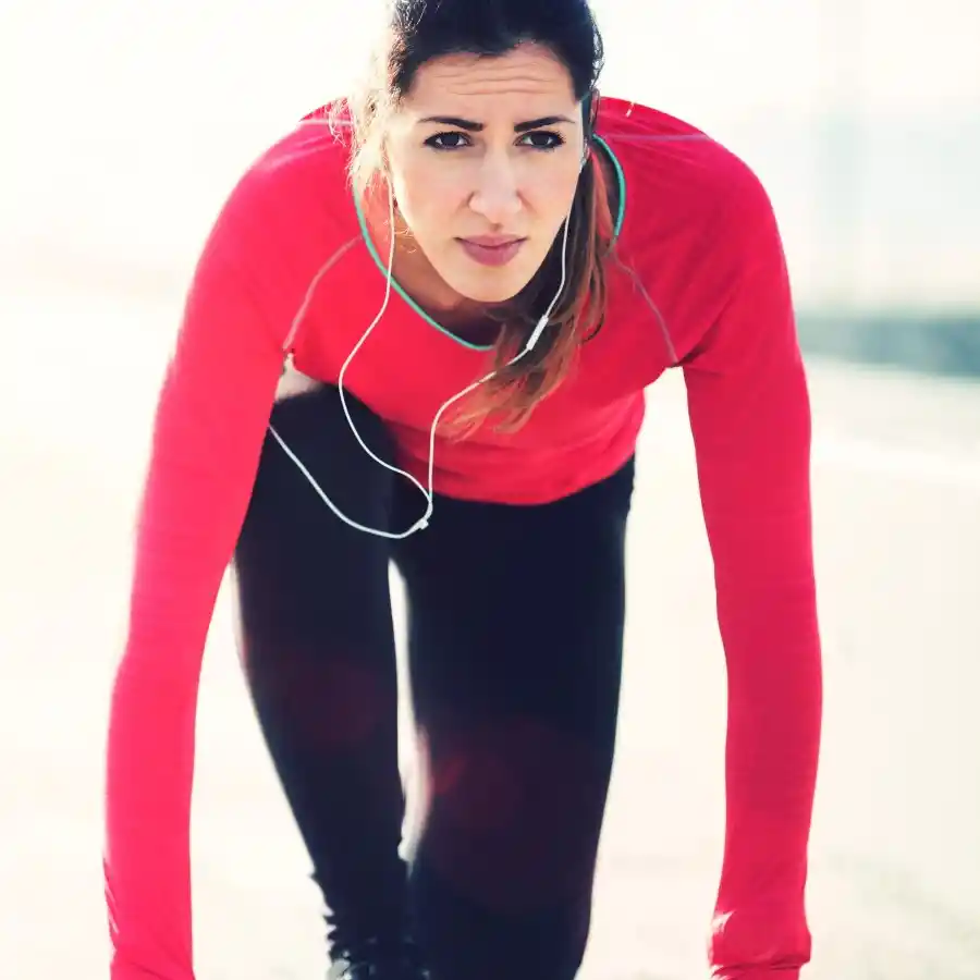 Gothar Krankenversicherung: Läuferin am Start