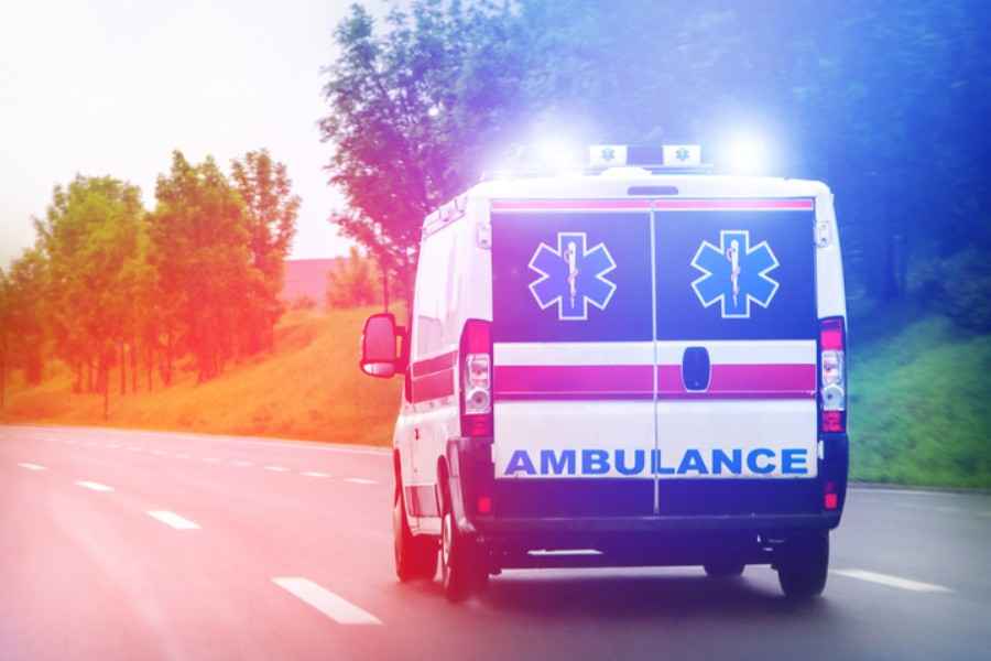 Krankenwagen im Einsatz