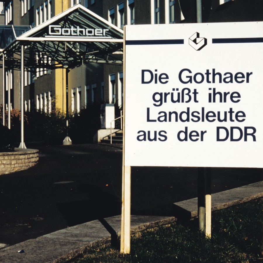 Ein Büro der Gothaer in der DDR