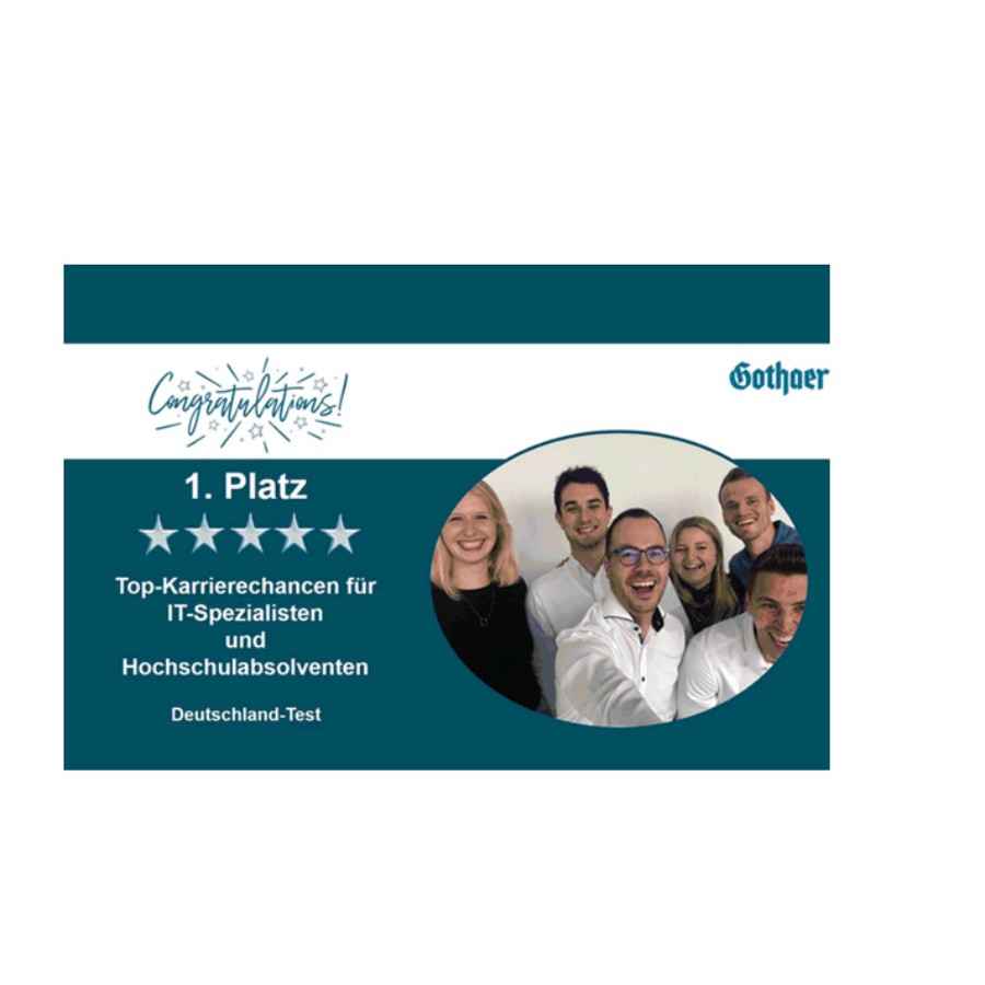 1. Platz: Top-Karrierechancen für IT-Spezialisten und Hochschulabsolventen