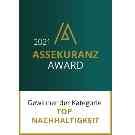 Assekuranz-Award 2021: Die Gothaer wird als Gewinner der Kategorie "Top Nachhaltigkeit" ausgezeichnet.
