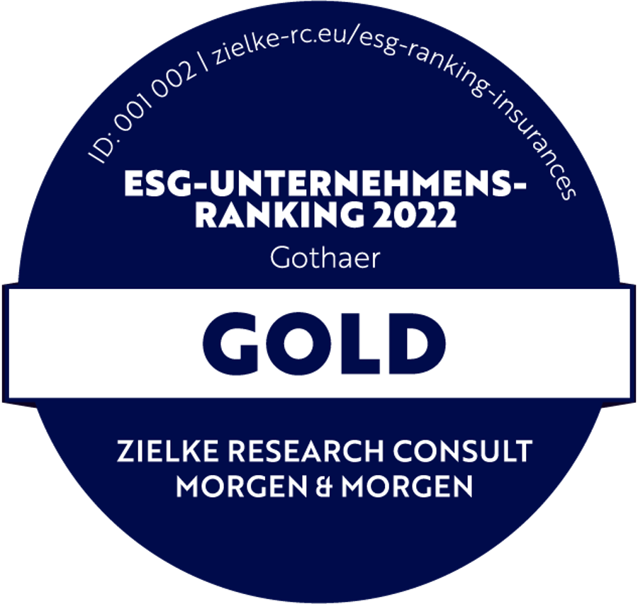 Gothaer 2022 mit dem goldenen CSR-Label ausgezeichnet. 