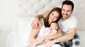 Junge Familie mit Baby Junge Familie mit Baby