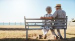 Altes Ehepaar auf einer Bank Altes Ehepaar auf einer Bank