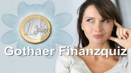 Bild Frau mit Geldmünze: Gothaer Finanzquiz Bild Frau mit Geldmünze: Gothaer Finanzquiz