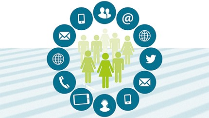 Bild: verschiedene Social Media Symbole Bild: verschiedene Social Media Symbole