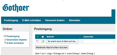 Posteingang Posteingang