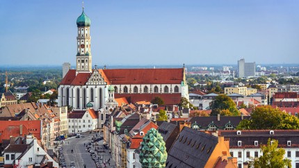Gothaer Versicherung Augsburg: Blick über die Augsburger Innenstadt Gothaer Versicherung Augsburg: Blick über die Augsburger Innenstadt